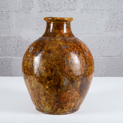 Rustica anfora giara terracotta smaltata Italia inizio XX secolo