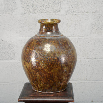 Rustica anfora giara terracotta smaltata Italia inizio XX secolo