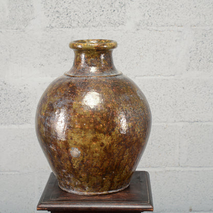 Rustica anfora giara terracotta smaltata Italia inizio XX secolo