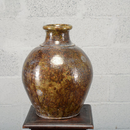 Rustica anfora giara terracotta smaltata Italia inizio XX secolo