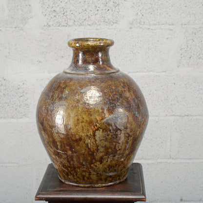 Rustica anfora giara terracotta smaltata Italia inizio XX secolo