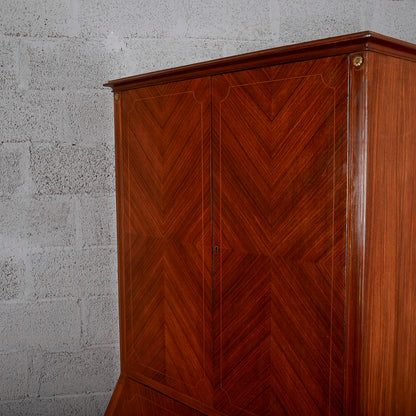Credenza con ribalta art deco trummeau