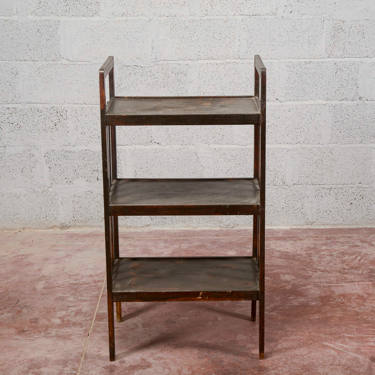 Etagere a giorno tinta scura epoca Liberty