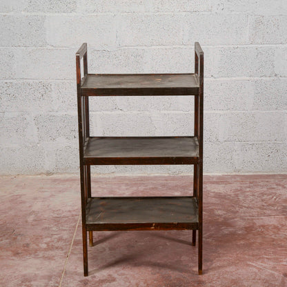 Etagere a giorno tinta scura epoca Liberty