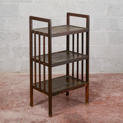 Etagere a giorno tinta scura epoca Liberty