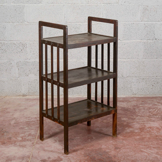 Etagere a giorno tinta scura epoca Liberty