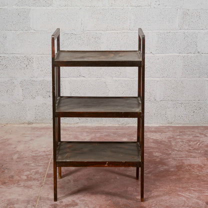 Etagere a giorno tinta scura epoca Liberty