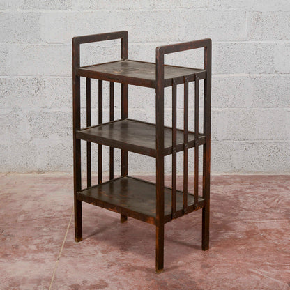 Etagere a giorno tinta scura epoca Liberty