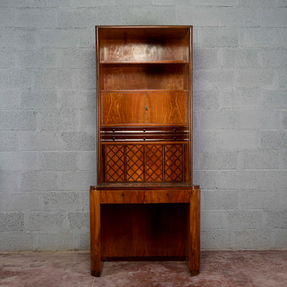 Libreria deco ante e cassetti