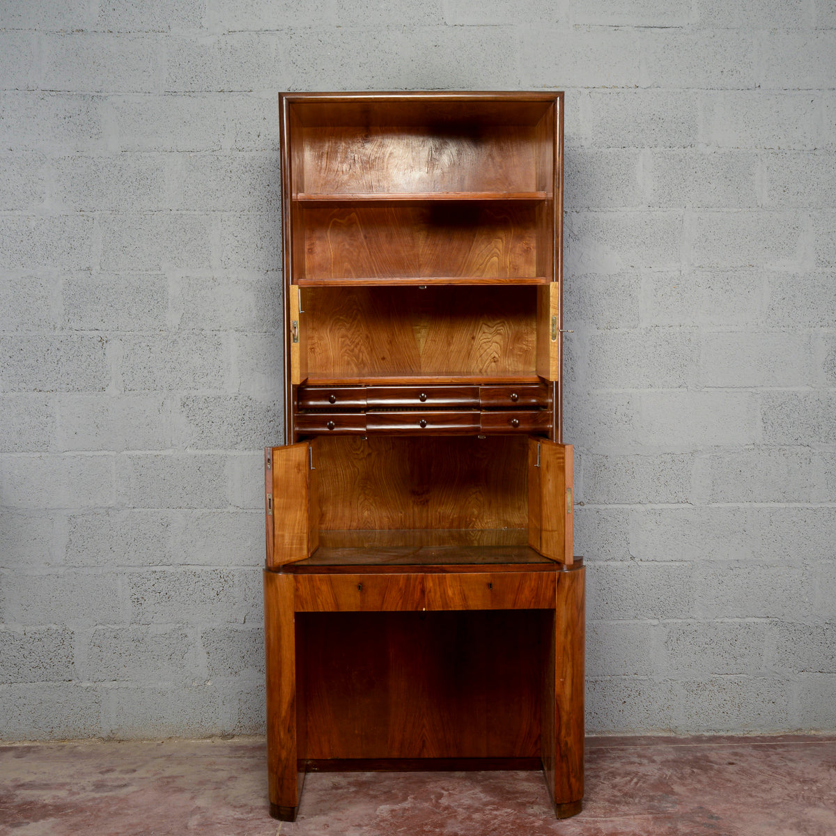 Libreria deco ante e cassetti
