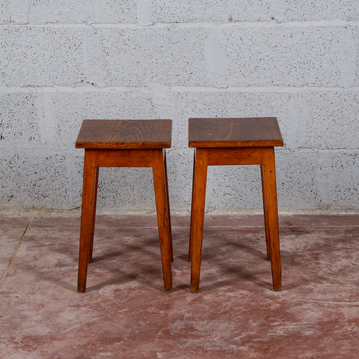 Coppia set sgabelli bassi