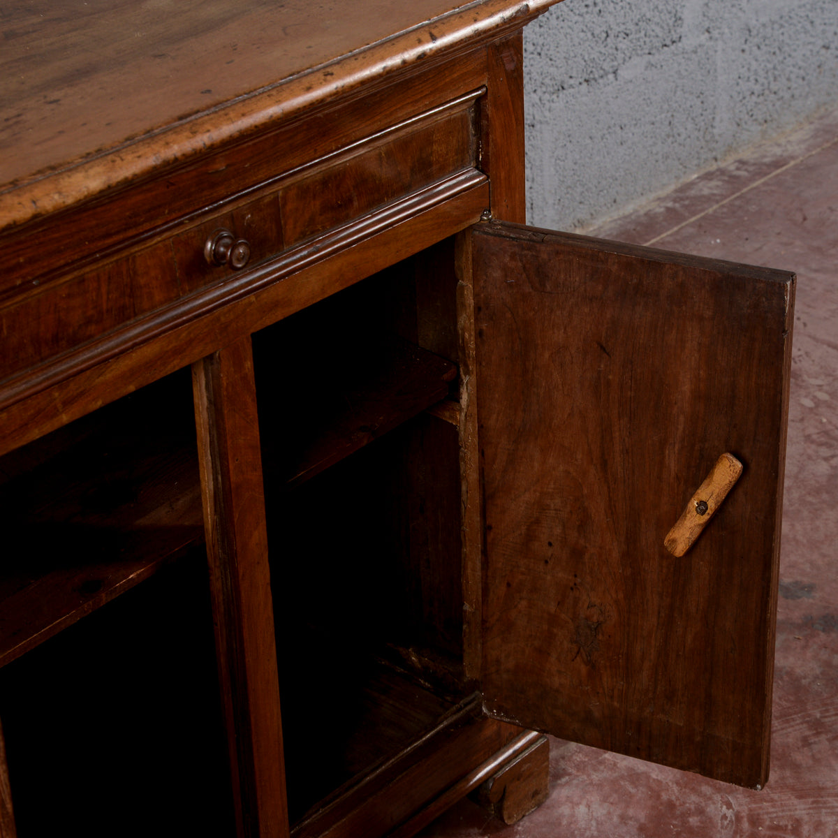 Credenzina credenza massello rustica