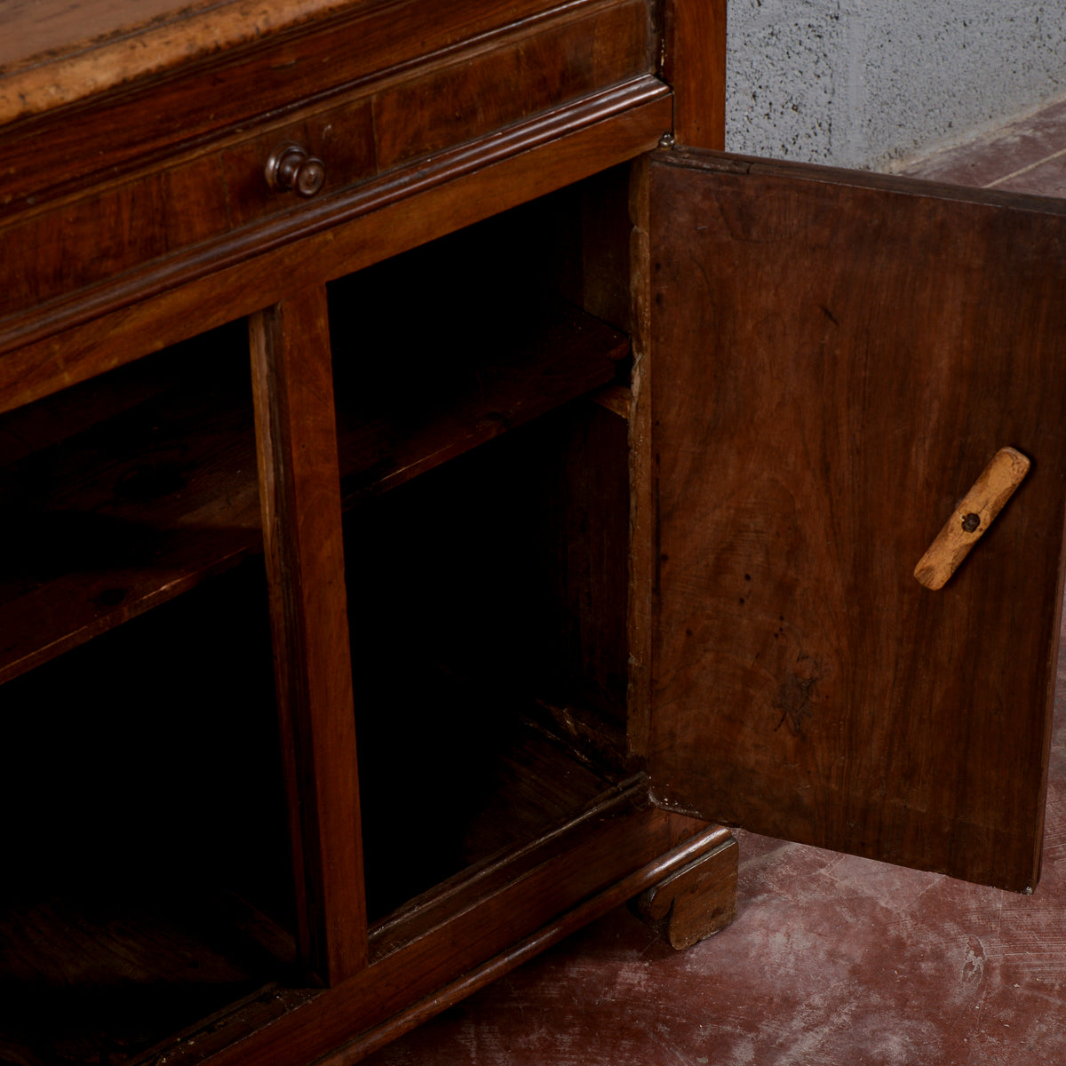 Credenzina credenza massello rustica