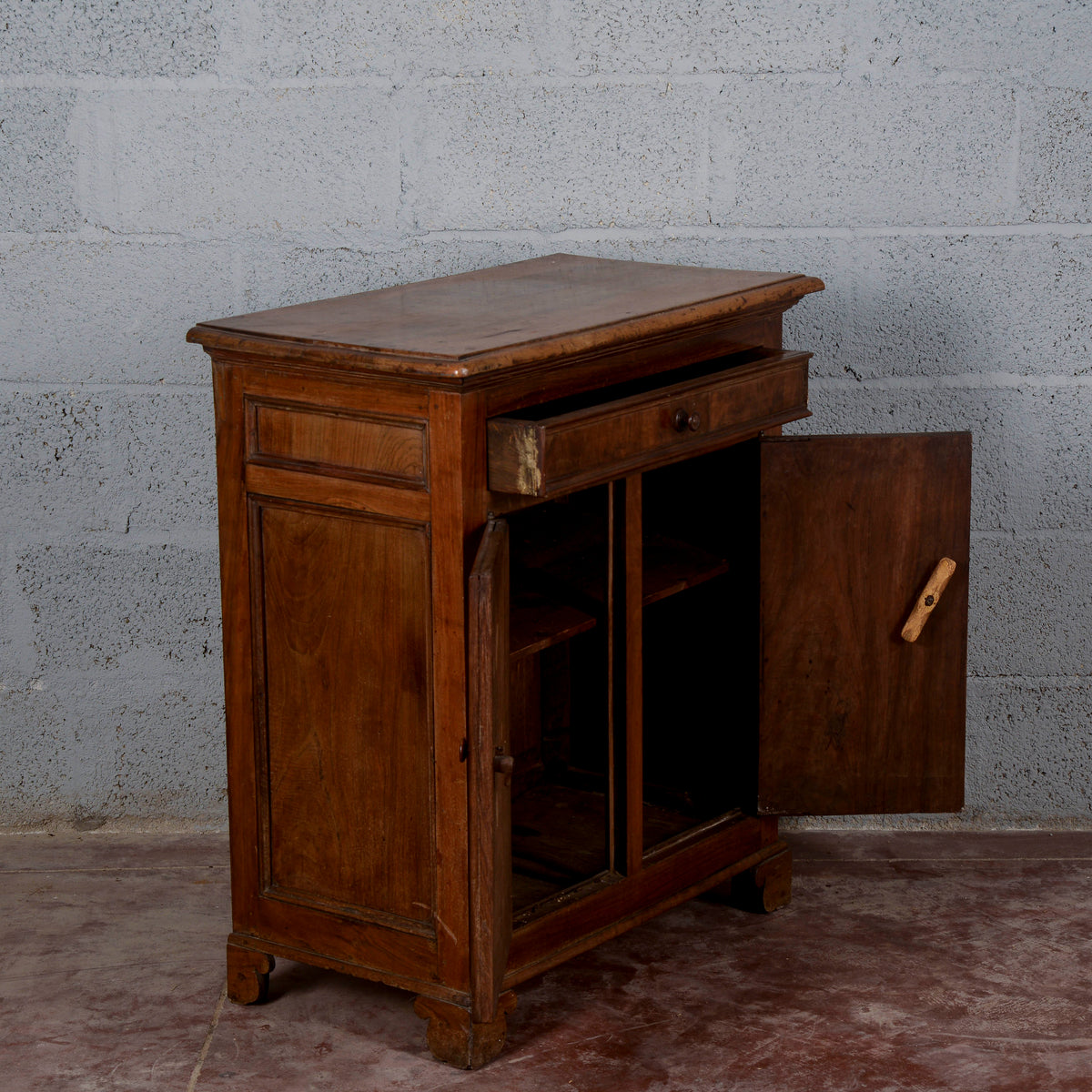 Credenzina credenza massello rustica