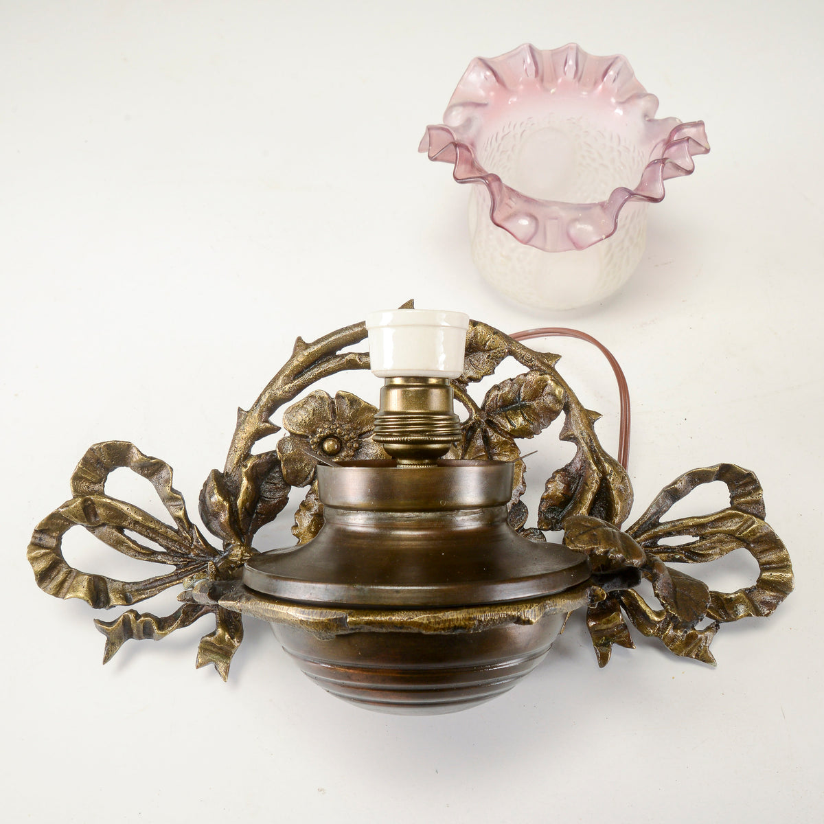 Coppia applique art nouveau