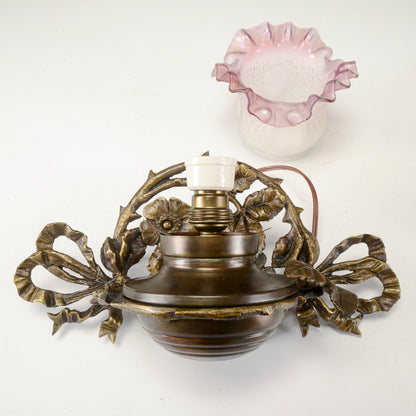 Coppia applique art nouveau