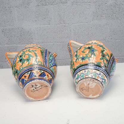 Set coppia vasi deruta meta del 900