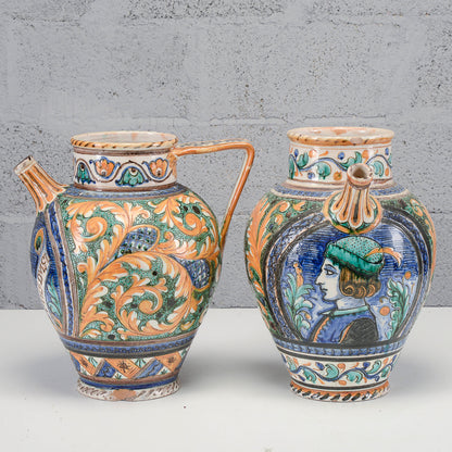 Set coppia vasi deruta meta del 900