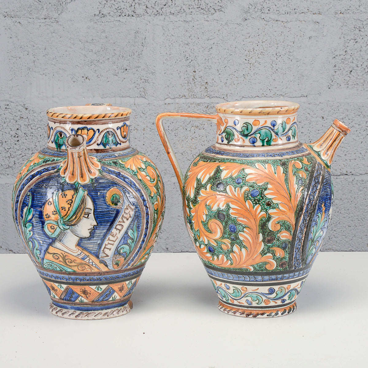 Set coppia vasi deruta meta del 900