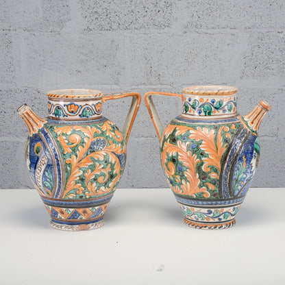 Set coppia vasi deruta meta del 900