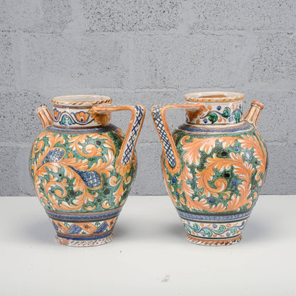 Set coppia vasi deruta meta del 900