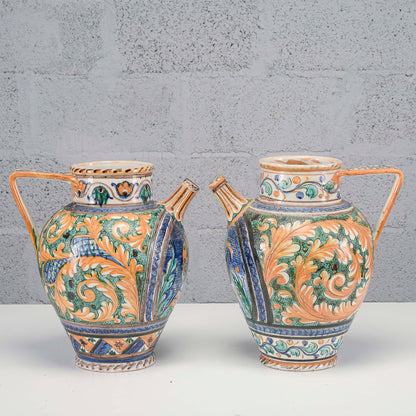 Set coppia vasi deruta meta del 900