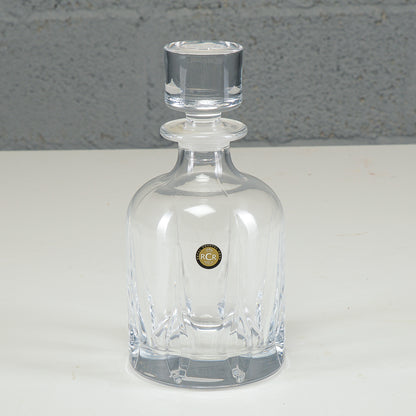 Bottiglia cristallo lavorato da liquore RCR Royal Crystal Rock XX secolo