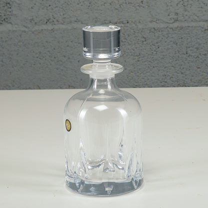 Bottiglia cristallo lavorato da liquore RCR Royal Crystal Rock XX secolo