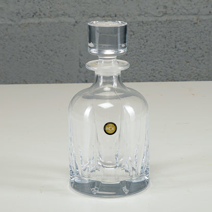 Bottiglia cristallo lavorato da liquore RCR Royal Crystal Rock XX secolo