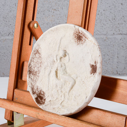 Stampo placca decoro in gesso inizio XX secolo