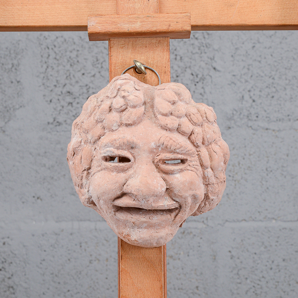 Maschera terracotta produzione artigianale XX secolo