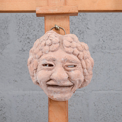 Maschera terracotta produzione artigianale XX secolo