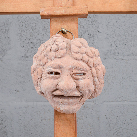 Maschera terracotta produzione artigianale XX secolo