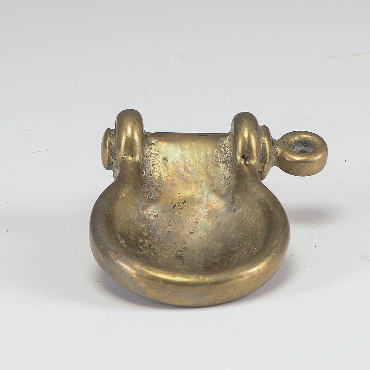 Posacenere bronzo da barca XX secolo