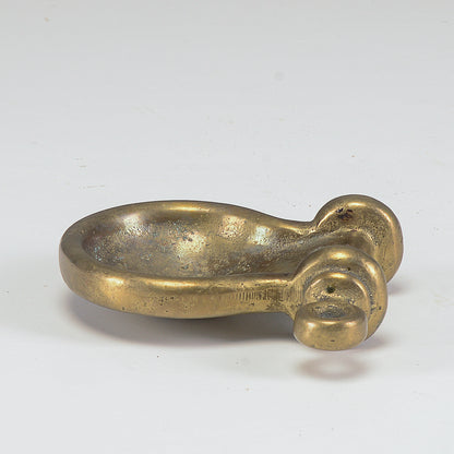 Posacenere bronzo da barca XX secolo