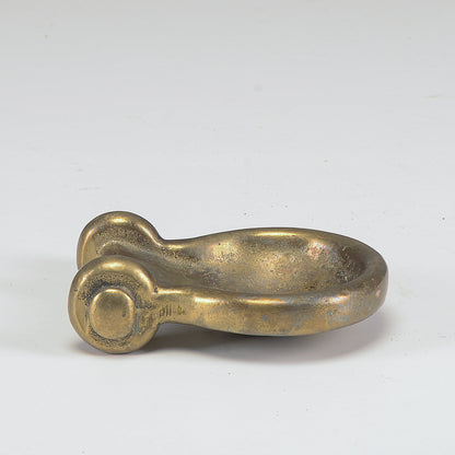 Posacenere bronzo da barca XX secolo