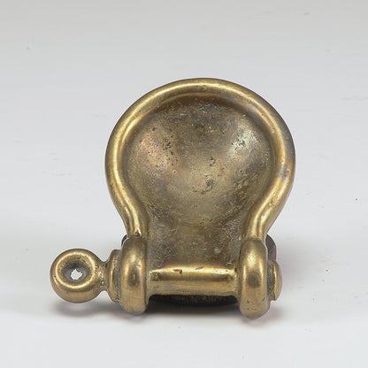 Posacenere bronzo da barca XX secolo