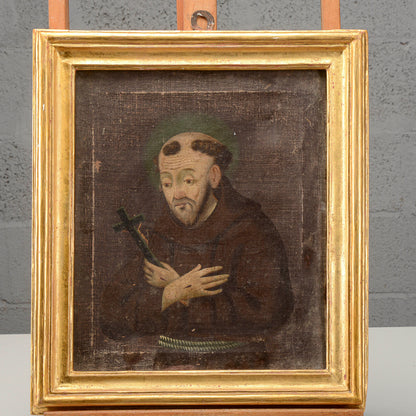 Quadro San Francesco d'Assisi epoca inizio XIX secolo