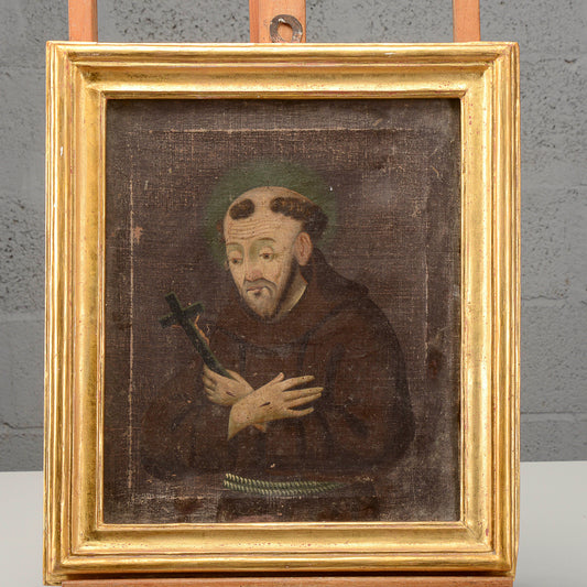 Quadro San Francesco d'Assisi epoca inizio XIX secolo