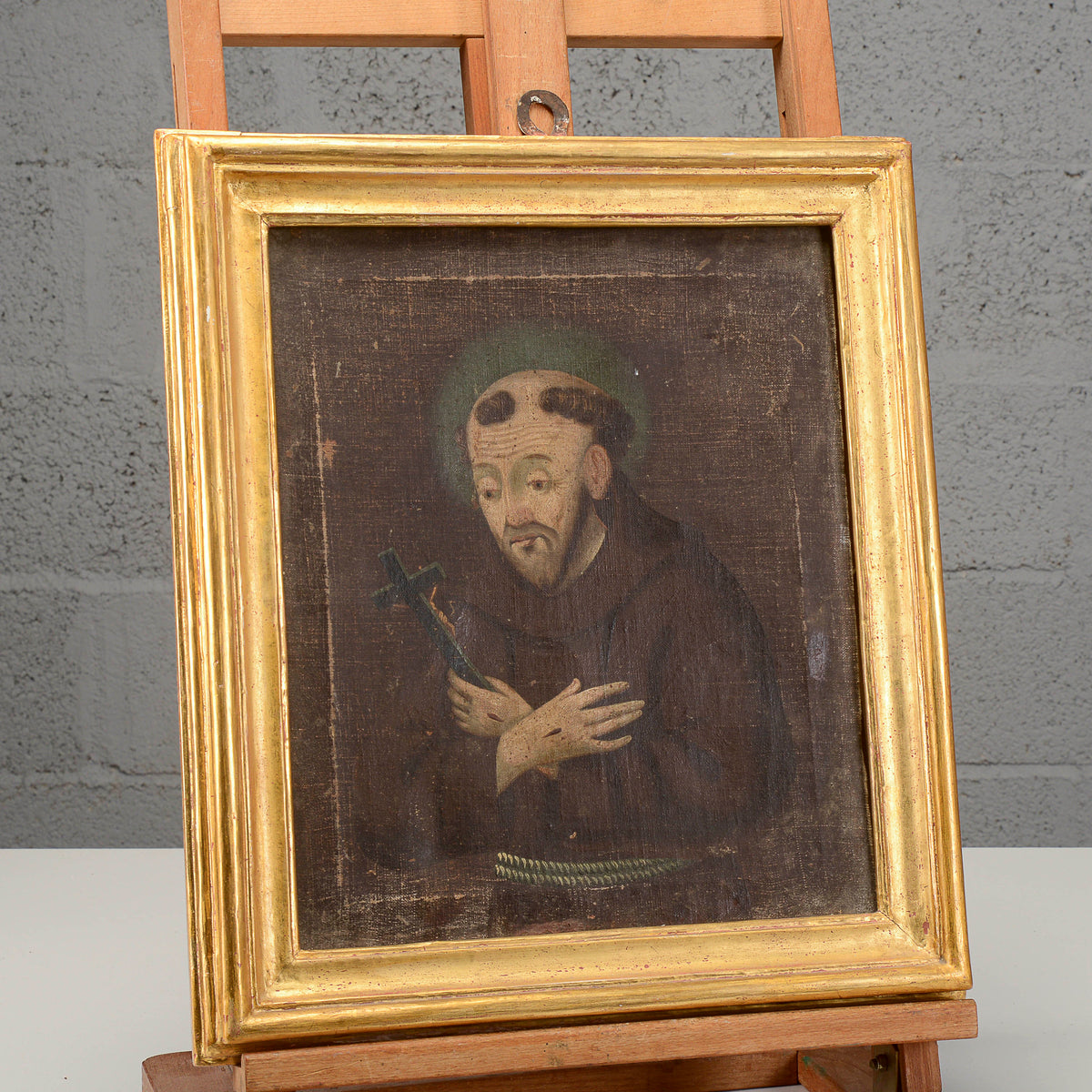 Quadro San Francesco d'Assisi epoca inizio XIX secolo