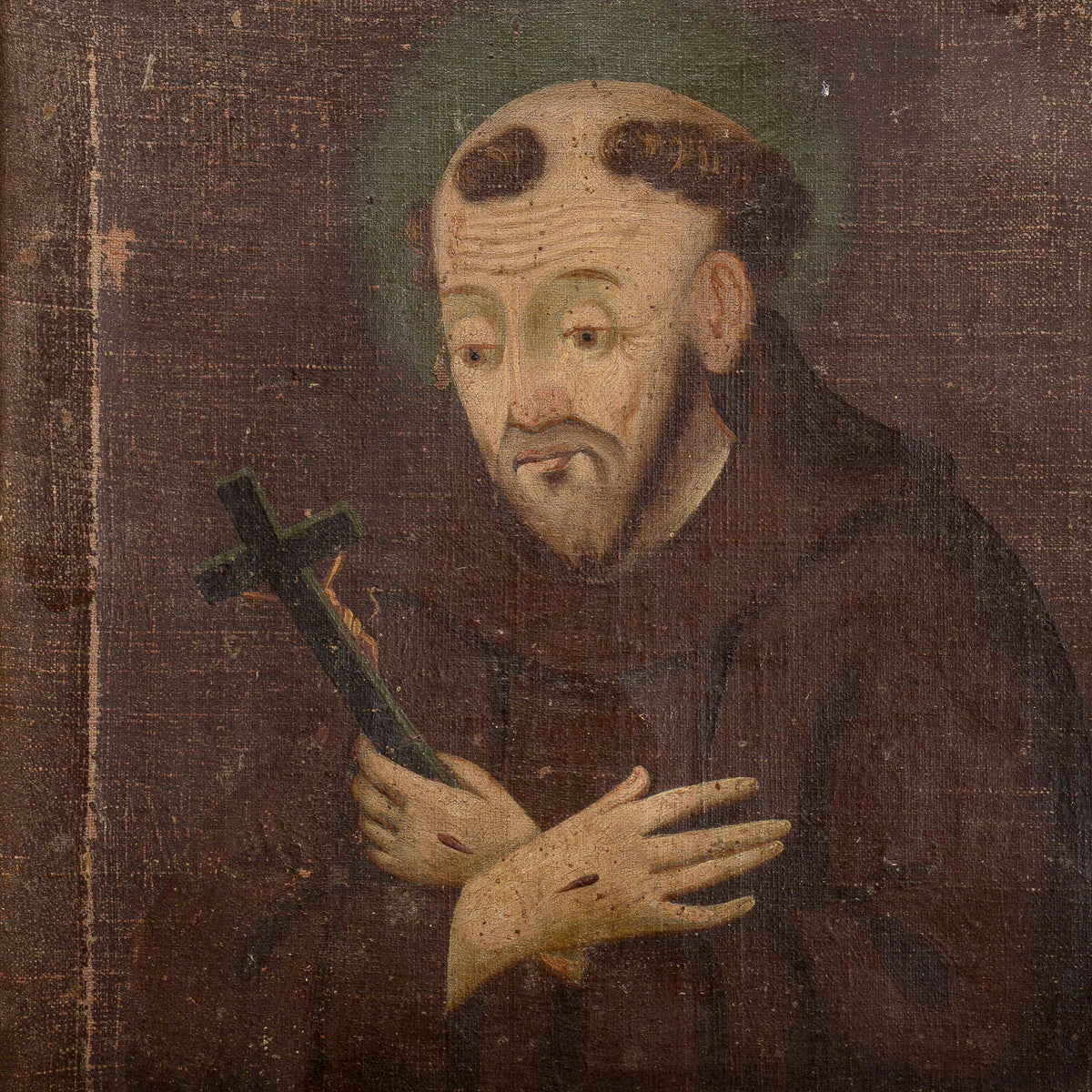 Quadro San Francesco d'Assisi epoca inizio XIX secolo