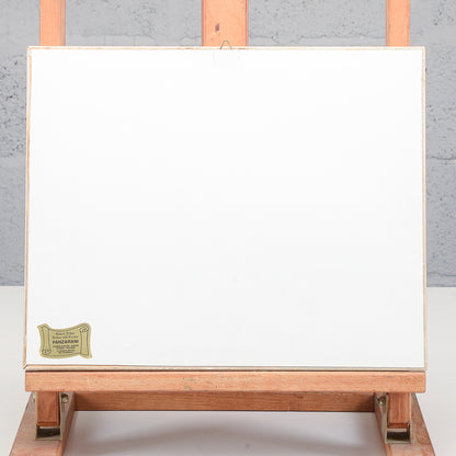 Quadro dipinto miniatura scena marina  XX secolo firmato