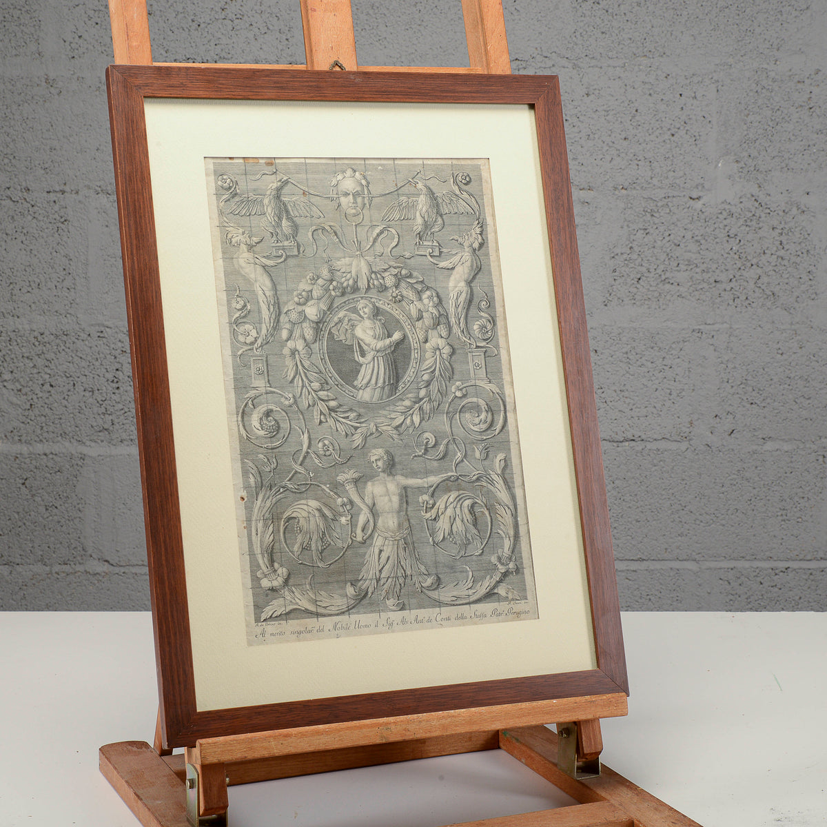 antica stampa incisione fine XVIII secolo