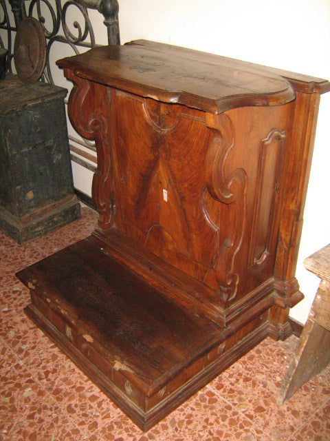 INGINOCCHIATOIO EPOCA LUIGI XIV IN NOCE