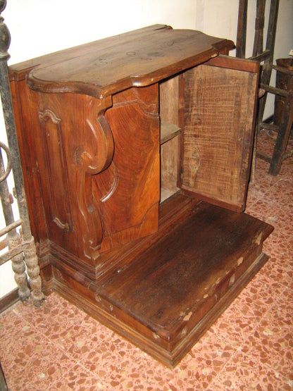 INGINOCCHIATOIO EPOCA LUIGI XIV IN NOCE