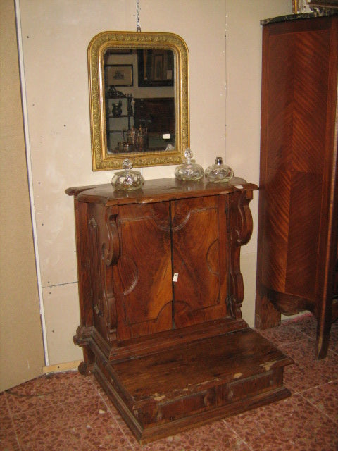 INGINOCCHIATOIO EPOCA LUIGI XIV IN NOCE