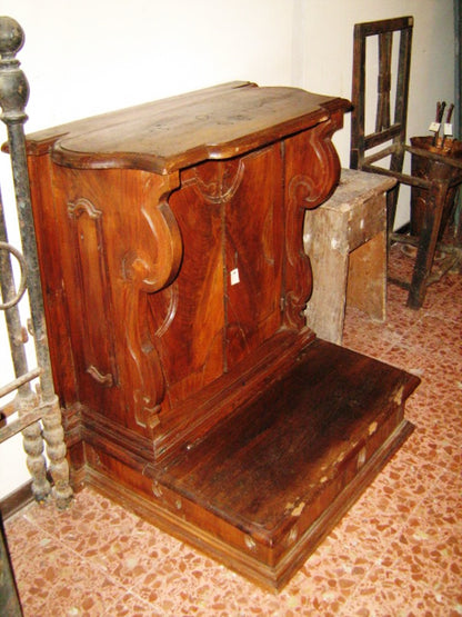 INGINOCCHIATOIO EPOCA LUIGI XIV IN NOCE