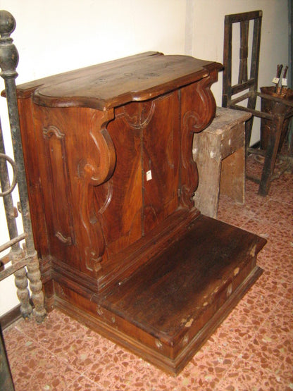 INGINOCCHIATOIO EPOCA LUIGI XIV IN NOCE