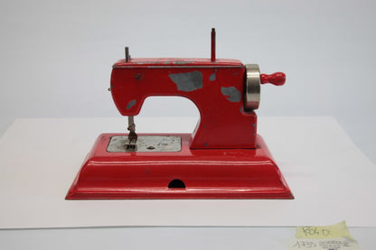 Macchina da cucire giocattolo di latta Italia 1950