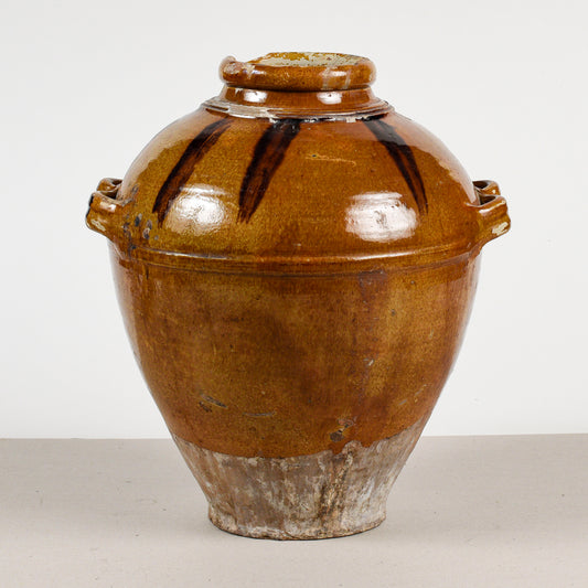 Anfora in terracotta smaltata inizio XX